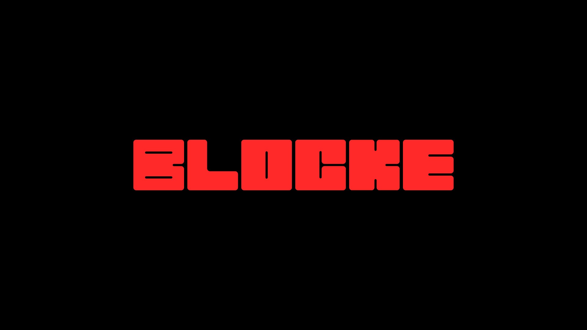 BLOCKE FONT