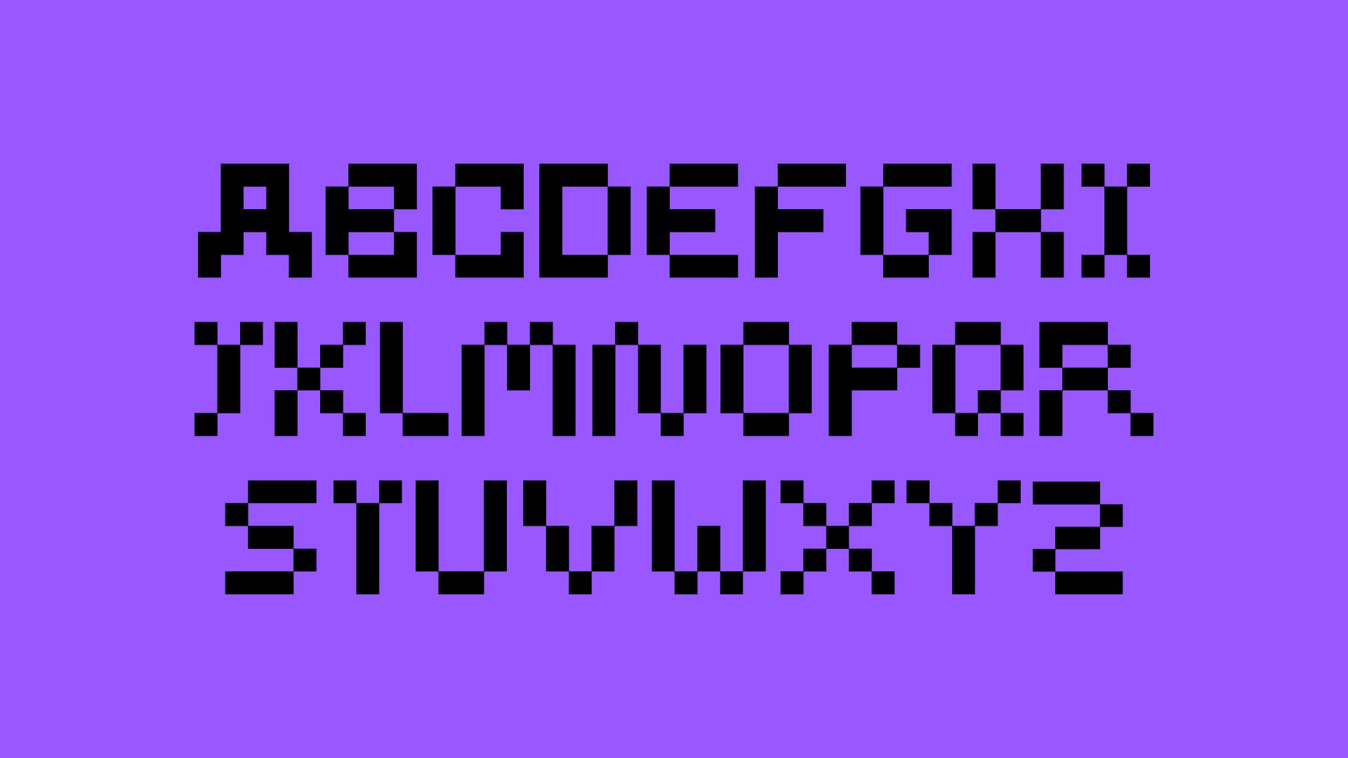 PIXEL FONT